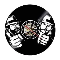 Produktbild: Vinyl Record Wall Clock Ultra Silent Wanduhr Schallplattenuhr Decor Home Decorative 3D Design Wanduhr für Wohnzimmer Schlafzimmer Restaurant 30 cm