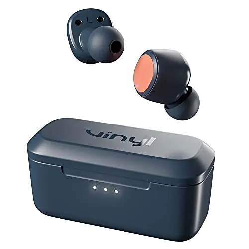 Produktbild: Vinyl by Skullcandy In Ear Kopfhörer - True Wireless, Bluetooth, Betriebsdauer 14 Std - Blau/Sunset