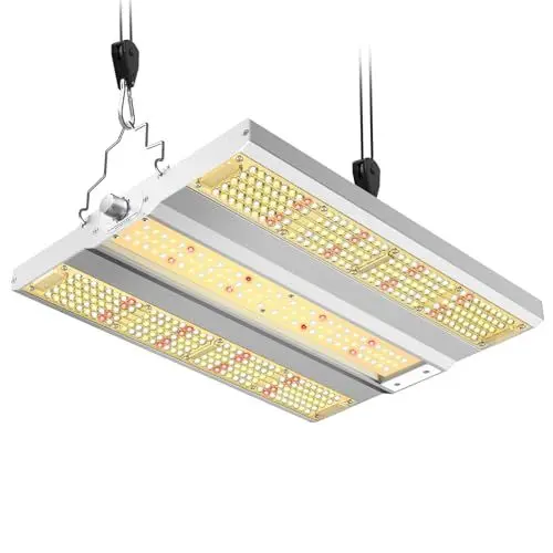 Produktbild: VIPARSPECTRA XS1500 Pro LED Grow Lampe,Pflanzenlampe LED Vollspektrum,Neue Gen Linsen LED Grow Light mit Daisy-Chain 6 Levels Dimmen 0-100% Für Zimmerpflanzen Gemüse Blüte für Growzelt 90x90cm 60x60cm
