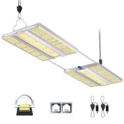 Produktbild: VIPARSPECTRA XS3000 Pro LED Grow Lampe,Pflanzenlampe LED Vollspektrum,Neue Gen Linsen Grow Light mit Daisy-Chain 6 Levels Dimmen 0-100% Für Zimmerpflanzen Gemüse Blüte für Growzelt 120x90cm 120x60cm