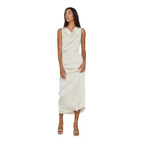 Produktbild: Vila Kleid Damen S/L Maxi Dress-Noos 14094685,Birch,44