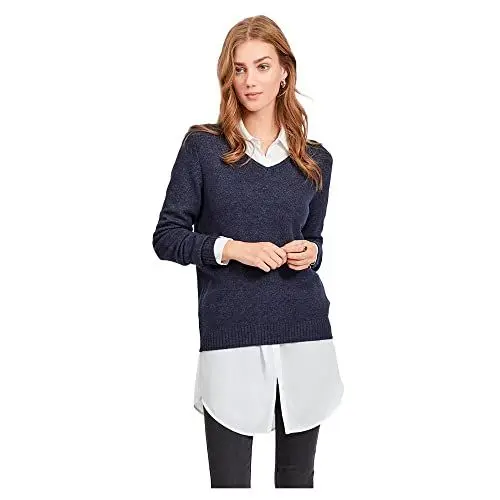 Produktbild: VIRIL L/S V-Neck Knit TOP-NOOS