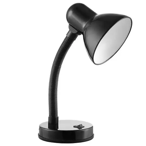 Produktbild: Virone Fupi Schreibtischlampe E27 max.10W Steel + Plastic Kabellänge ~1m (Schwarz)