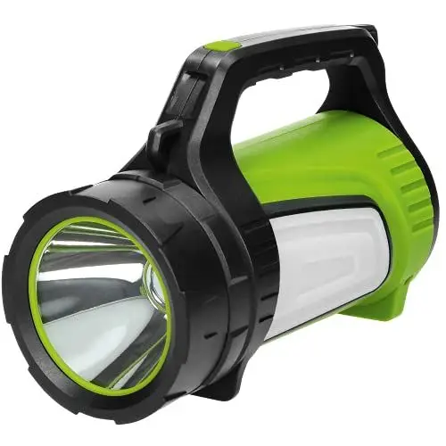 Produktbild: Virone LT-3 Taschenlampe, wiederaufladbar, mit Batterieanzeige, 10 W, 1000 lm, 4000 mAh, mit Power Bank