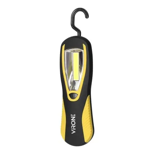Produktbild: Virone WL-7 Werkstatt LED COB mit Magnet und Haken 3W 200 lm 3 x AA (nicht enthalten)