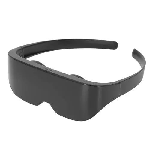 Produktbild: VBESTLIFE 3D-VR-Brille, 4K 60 Hz WLAN, Kabellos, Gleicher Bildschirm, 3D-VR-Brille, 68° Sichtfeld, 2,1-Zoll-Bildschirm, Unterstützt IMAX-Riesenbildschirm, 8000-mAh-Akku Wiederaufladbar