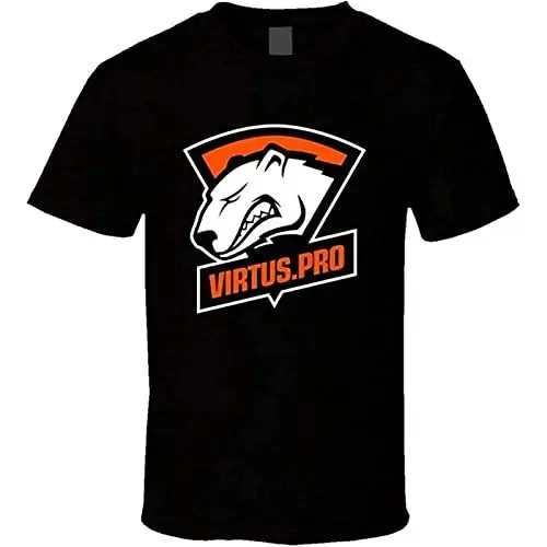Produktbild: Virtus Pro Dota 2 Team T-Shirt Unisex Black Tee 3XL