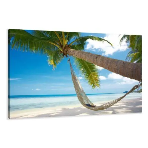 Produktbild: Visario Leinwandbilder 5039 Bild auf Leinwand Strand, 120 x 80 cm