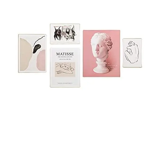 Produktbild: Visario gerahmtes Bilder Set 5 Teile MATISSE 4512 deutsche Marke und Lager. Fertig zum aufhängen, toller Schmuckrahmen alles inklusive !