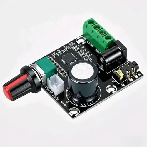 Produktbild: VISSQH PAM8610 Audio Verstärker Module,15 W + 15W Dual-Channel Typ D PAM8610 Digital Stereo Verstärker DC 12V Audioverstärker-Board