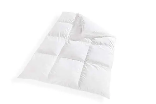 Produktbild: VitaloBett Winter Daunen-Decke - extra warme Bettdecke mit 100% Daunen-Füllung - Allergiker-geeignete Öko-Tex Steppdecke - Wärmeklasse 5-155x220 cm