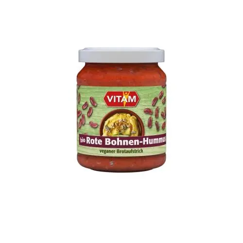 Produktbild: VITAM Rote Bohnen Hummus (1 x 125 g)