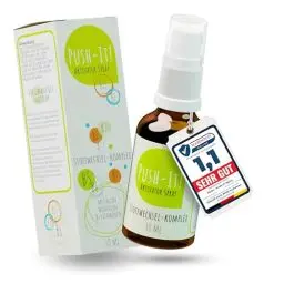 Produktbild: Vitamin B Komplex Spray (30ml) | Push IT! Spray | Alle 8 B Vitamine enthalten | Vitamin B6, B1, B2, B3, B5, B7, B9, B12 | Vitamin B Komplex hochdosiert | Stoffwechsel Kur | Nahrungsergänzungsmittel
