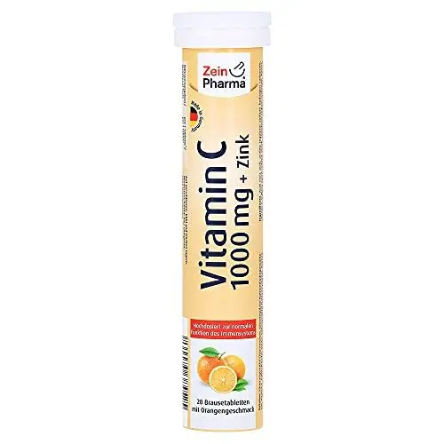 Produktbild: Vitamin C 1000 mg+Zink Brausetabletten