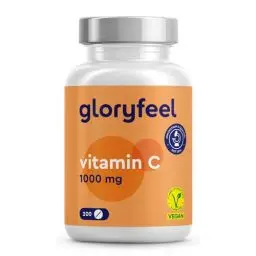 Produktbild: Vitamin C 1.000mg - Immun-Support** Hochdosiert - 200 vegane Tabletten (7 Monate) - Laborgeprüft und ohne Zusätze in Deutschland hergestellt