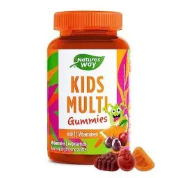 Produktbild: Vitamine Kinder Multivitamin Gummibärchen - Immunsystem stärken Kinder Jugendliche Vitamine B Komplex B3 B6 B12 C und Zink - 60 Vitamin Gummies ohne Gluten Laktose Gelatine ab 4 Jahren