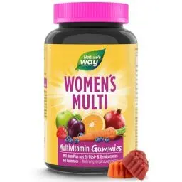Produktbild: Vitamine für Frauen Multivitamin Gummibärchen - A-Z Vitamine für Frauen hochdosiert - mit Folsäure + Vitamin A C E + B Komplex + Biotin sowie Jod + Zink - vegetarische Vitamin Gummies - 60 Stk