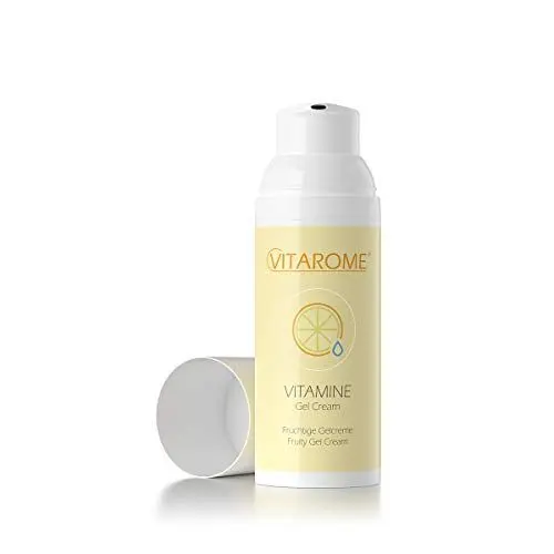 Produktbild: Vitarome VITAMINE Gelcreme mit Vitaminen und Kiwi-Frischzellen zur Verjüngung trockener Haut, ohne Paraben, 50 ml