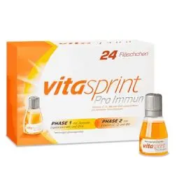 Produktbild: Vitasprint Pro Immun, 24 St. – Immunsystem unterstützen- Nahrungsergänzungsmittel mit Acerola-, Ingwer, Zink und Vitaminen zur Unterstützung der Abwehrkräfte*, für mehr Energie und weniger Müdigkeit