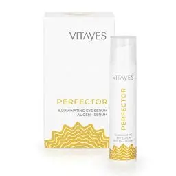 Produktbild: Vitayes Augenserum mit aufhellendem Soforteffekt gegen dunkle Flecken, Augenringe. Gesichtspflege, Gesichtsserum, für strahlende helle Haut, Pflegeprodukt, vegan, Naturkosmetik