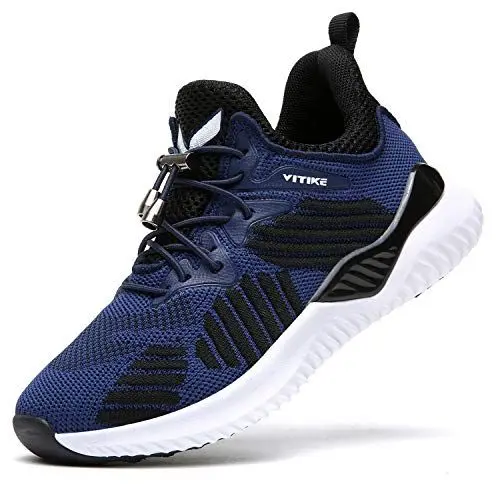 Produktbild: VITIKE Kinder Schuhe Jungen Schuhe Mädchen Sneaker Schuhe Jungen Turnschuhe Laufschuhe Schnürer Freizeit Sportschuhe Kinder Sneaker, 8 Blau, 36 EU