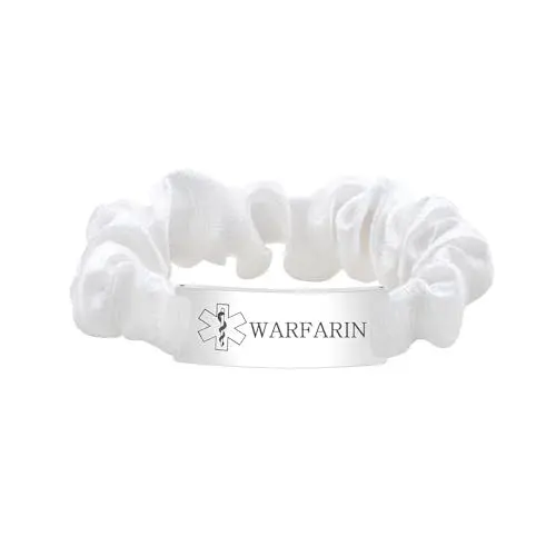 Produktbild: Vivaday Minimalistisches Medizinisches Alarm Modisches ID Armband | Einzigartige Medizinische Identifikation Graviertes Armband | Elastisches Bergsteiger-Verlustsicheres Schmuck YA5426