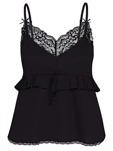 Produktbild: Vive Maria Chez Colette Lace Damen Trägertop schwarz, Größe:L