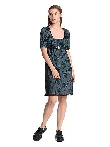 Produktbild: Vive Maria Regency Damen Spitzenkleid schwarz, Größe:L