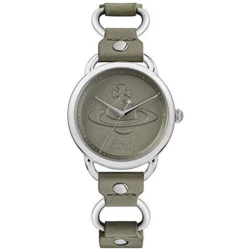 Produktbild: Vivienne Westwood Damen Analog Quarz Uhr mit Leder Armband VV163OLSL