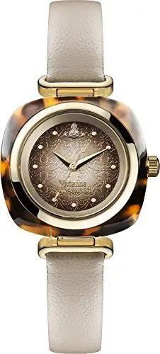 Produktbild: Vivienne Westwood Damen Analog Quarz Uhr mit Leder Armband VV141BG