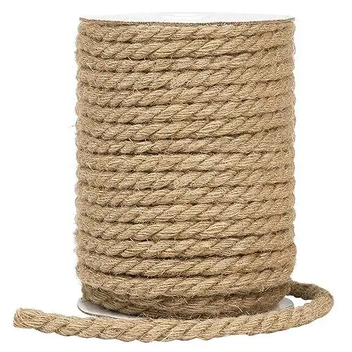 Produktbild: Vivifying Hanfseil, 30m 10mm Juteseil, Schwere Seil für Handwerk,Floristik, DIY, Dekoration, Bündel, Kratzbaum, Bündelung (Braun)