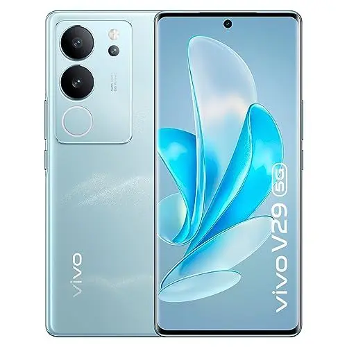 Produktbild: vivo V29 5G-Smartphone, 120 Hz AMOLED 17,9 cm (6,78 Zoll) 3D-Display, 8 GB + 256 GB Android-Handy, 50 MP OIS Anti-Shake Kamera, 80 W Flashcharge-Telefon, Blau