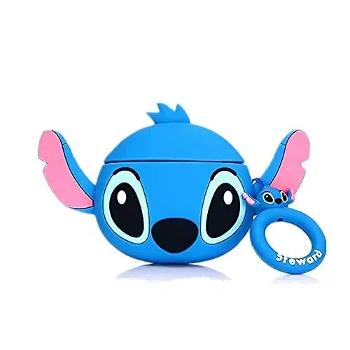 Produktbild: Viwind AirPods 3 Hülle Silikon Anime,Funny Cute 3D Cartoon Weiches Airpods 3rd Schutzhülle und Haut Case Cover,Kabelloses Laden&Stoßfeste-Blue