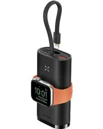 Produktbild: VIYISI Power Bank für iPhone & Apple Watch, 10000mAh tragbares Ladegerät mit 20W PD Schnellladung, Externer Akku Kompatibel mit iPhone, Apple Watch alle Serien, andere Telefone, usw - Schwarz