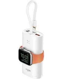 Produktbild: VIYISI Power Bank für iPhone & Apple Watch, 10000mAh tragbares Ladegerät mit 20W PD Schnellladung, Externer Akku Kompatibel mit iPhone, Apple Watch alle Serien, andere Telefone, usw - Weiß