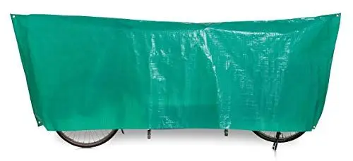 Produktbild: VK International Unisex – Erwachsene Tandem Fahrradschutzhülle, grün, 300 x 110 cm