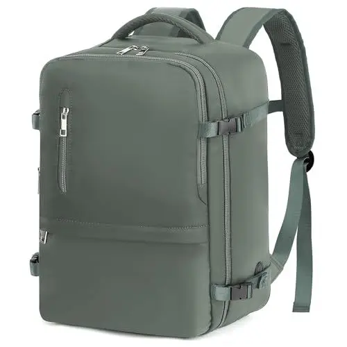 Produktbild: VMIKIV für Ryanair Handgepäck 40x20x25 Rucksack Handgepäck Flugzeug,Reiserucksack Klein Handgepäck Tasche,Carry On Luggage Travel Backpack Reisetasche mit Separates Fach für Nasse Handtücher