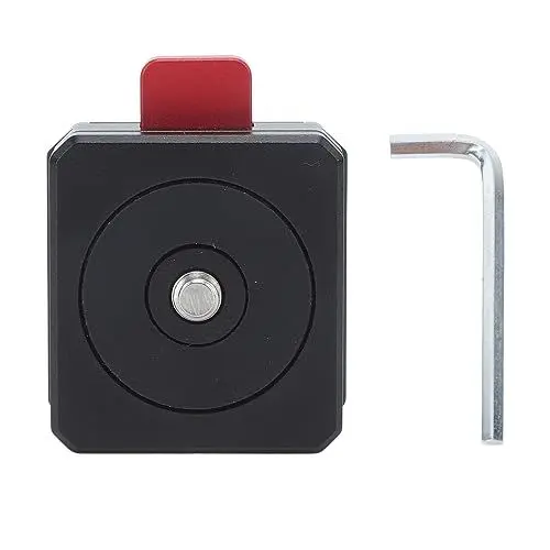 Produktbild: V-Mount-Wechselplatte, Austausch der Kamerastativ-Kugelkopf-Schnellwechselplatte mit Selbstverriegelungsmechanismus für Arca-Halterung