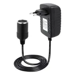 Produktbild: Vmxlso KFZ Netzadapter, Netzadapter Spannungswandler, 100V-240V auf 12V/3A (36W), KFZ zigarettenanzünder Wechselrichter AC-DC Adapter für Navi, Auto-Ladegerät, DVR, Luftreiniger und mehr
