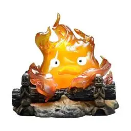 Produktbild: Vmxlso Calcifer Nachtlicht, Calcifer Lamp, Calcifer Desktop Ornamente, Niedliche Feurelfen Ornamente, Calcifer Nightlight, Flammen Umgebungslicht passend für Halloween