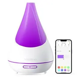 Produktbild: VOCOlinc Alexa Aroma Diffuser,300 ml, funktionieren mit Apple Homekit,Diffuser ätherische öle，leiser Ultraschall-Luftbefeuchter, App-Steuerung,Wasserlose Abschaltautomatik für Zimmer, Büro, Yoga