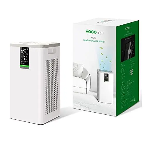 Produktbild: VOCOlinc Smart Air Purifier | Sprachsteuerung mit Apple HomeKit, Alexa, Google | 5,1-Zoll-Display |