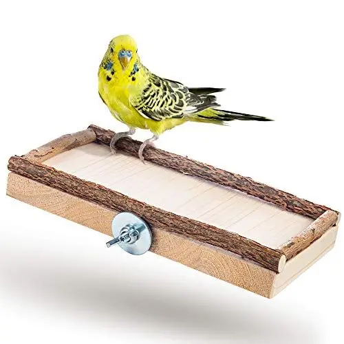 Produktbild: Vogelgaleria® Sitzbrett Wellensittich Sitzbretter für Vögel Wellensittich Zubehör Vogelkäfig Zubehör
