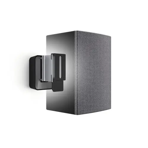 Produktbild: Vogel's Sound 3200 Universelle Lautsprecher Wandhalterung, Max. 5kg, Neigbar -30°/+30°, Schwenkbar bis zu 70° (Links/rechts), Schwarz, 1 Halterung