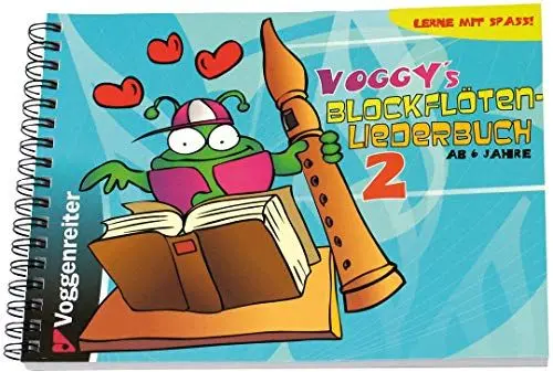 Produktbild: Voggy's Blockflöten-Liederbuch 2: Weitere schöne und bekannte Kinderlieder bearbeitet für Blockflöte