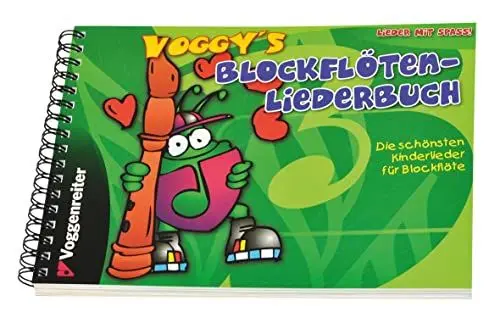 Produktbild: Voggy's Blockflöten-Liederbuch: Die schönsten Kinderlieder für die Blockflöte. Lieder mit Spaß!