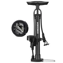 Produktbild: VOGORA Fahrradpumpe alle Ventile, Luftpumpe Fahrrad Französische Ventile mit 160PSI Manometer, Fahrrad zubehör Pumpe Luft Standpumpe für Ball