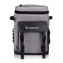 Produktbild: VS Vogshow 30L Kühlrucksack, Großer Isolierter Picknickrucksäcke Kühltasche Mehrzweck Rucksack Männer Frauen für Camping/BBQ/Familien-Outdoor/Einkaufen/Reisen/Strand/Angeln (Grau)