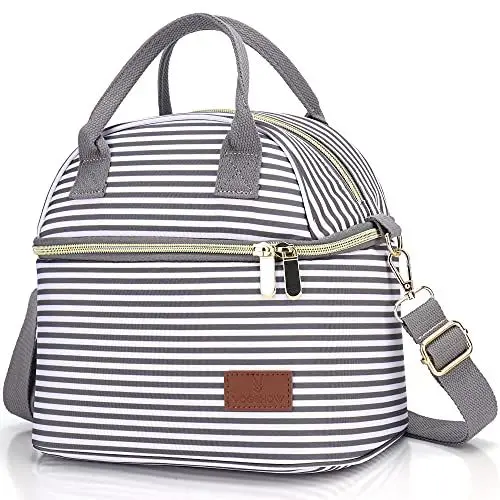 Produktbild: Vogshow Kühltasche Klein 9L Lunchtasche Herren Damen Kinder Isoliertasche Lunchbag Doppelschicht Wasserdicht Thermotasche Picknicktasche für Arbeit,Schule, Ausgehen