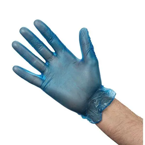 Produktbild: Vogue Vinylhandschuhe gepudert blau L